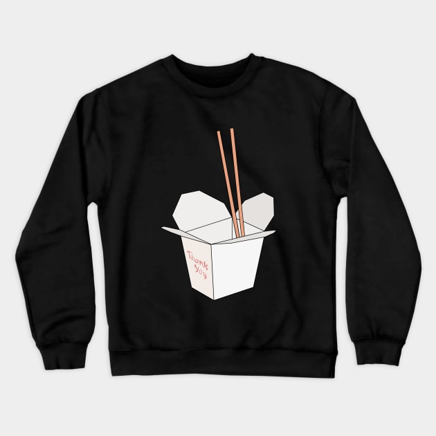 Thank You Food Take Out Crewneck Sweatshirt by DiegoCarvalho